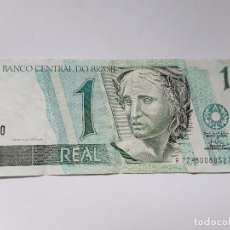 Billetes extranjeros: BRASIL 1 REAL 1997 P.243AA MBC-. Lote 354548243