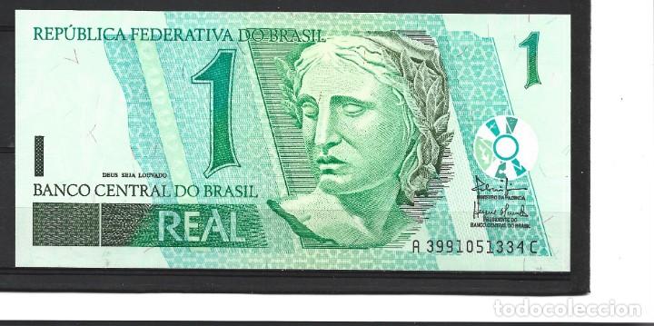 Billetes extranjeros: t379) BRASIL 1 REAL 2003 - UNC - Foto 1
