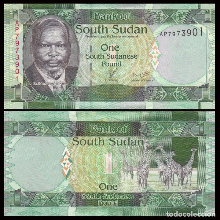 International Banknotes: SUDAN DEL SUR 1 LIBRA 2011 Pick 5 SIN CIRCULAR