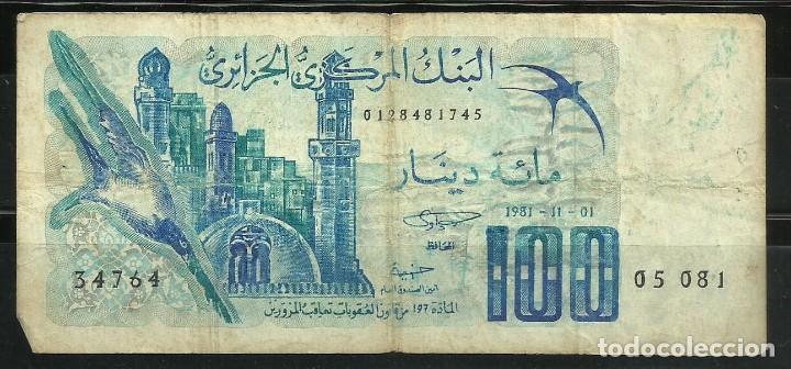 Billetes extranjeros: BILLETE DE ARGELIA DE 100 DINAR - Foto 1