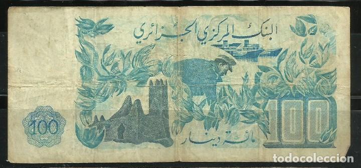 Billetes extranjeros: BILLETE DE ARGELIA DE 100 DINAR - Foto 2