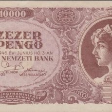 Billetes extranjeros: BILLETES - HUNGRIA - 10.000 PENGO 1946 - PICK-132 (EBC+)