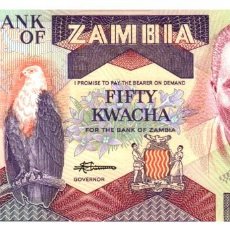 Billetes extranjeros: BILLETE DE ZAMBIA DE 50 KWACHA EN PERFECTO ESTADO. Lote 361077470