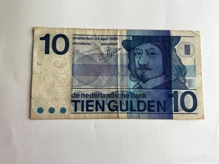 Billetes extranjeros: B2. BILLETE HOLANDA 10 GULDEN 1968 - Foto 1