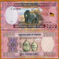 Billetes extranjeros: RWANDA RUANDA 5000 FRANCS 2014 P-41 NEW-UNC