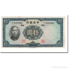 Billetes extranjeros: [#565937] BILLETE, 10 YÜAN, 1936, CHINA, KM:218B, MBC. Lote 363454180
