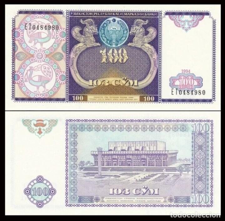 Internationale Banknoten: UZBEKISTAN - 100 SUM DE 1994 - SIN CIRCULAR