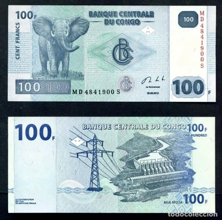 Billetes extranjeros: CONGO - 100 FRANCOS DE 2013 - SIN CIRCULAR - Foto 1