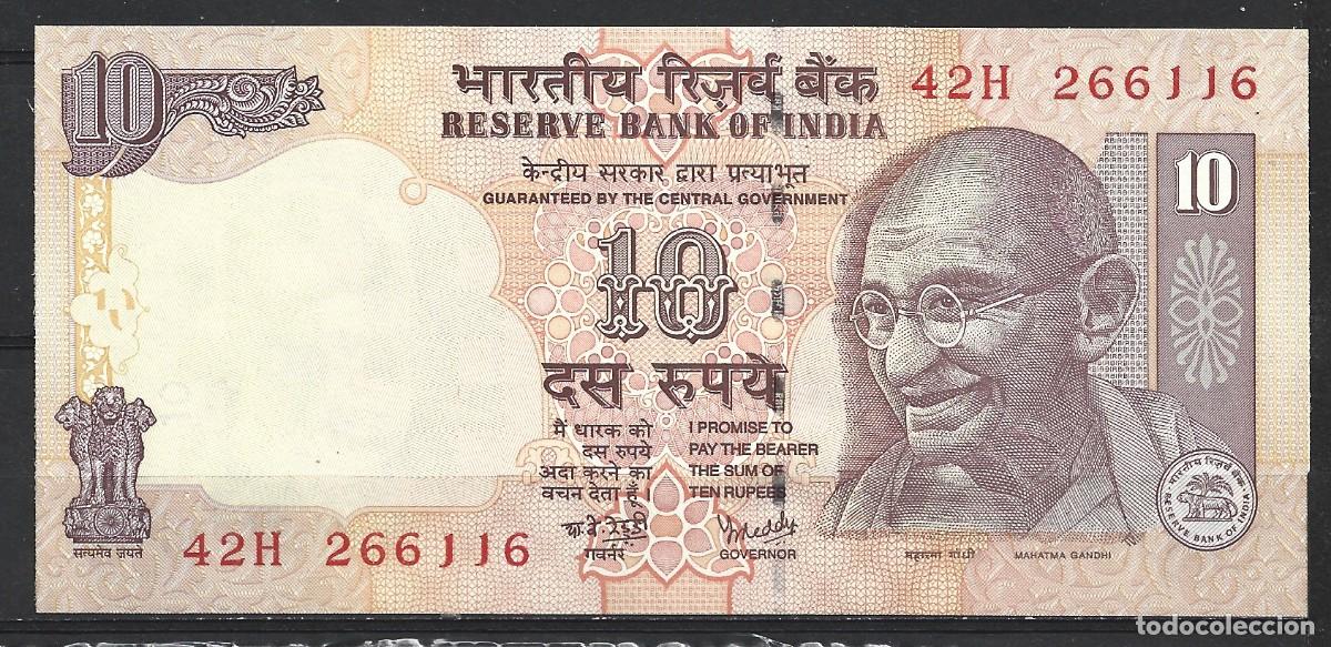 Billetes extranjeros: t488) INDIA 10 RUPEES 2006 - UNC - Foto 1