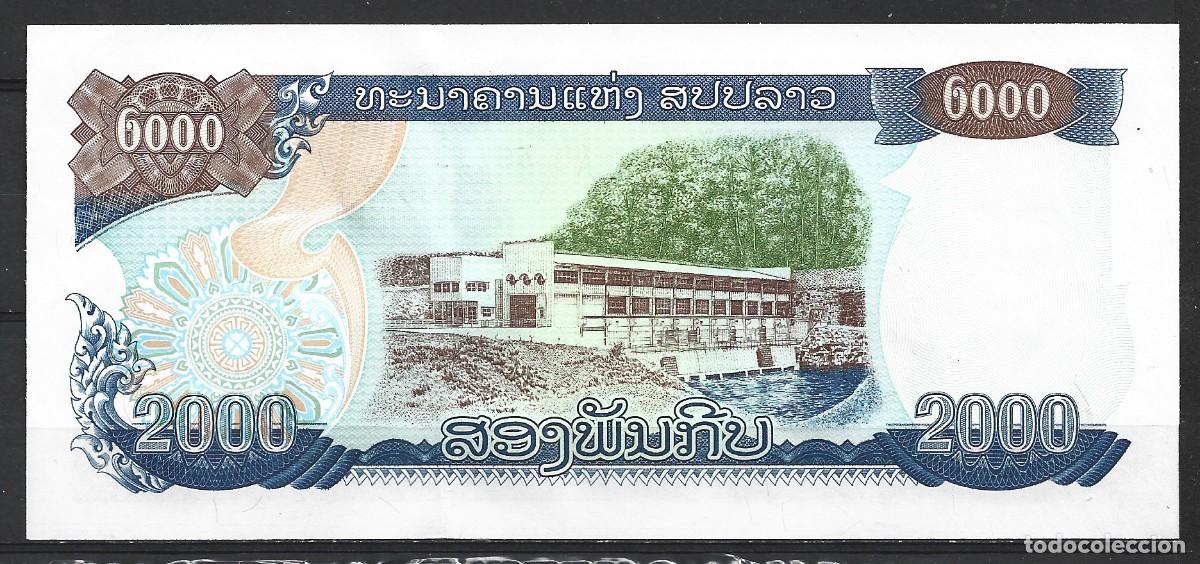 Billetes extranjeros: t515) LAOS 2000 KIP 1997 - UNC - Foto 2