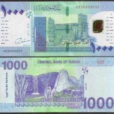 Notas Internacionais: SUDAN. 1000 POUNDS (LIBRAS) 2019. S/C. Lote 364779101