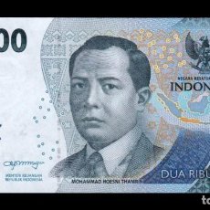 Billets internationaux: INDONESIA 2000 RUPIAS 2022 PICK NUEVO DISEÑO SC UNC. Lote 365060291