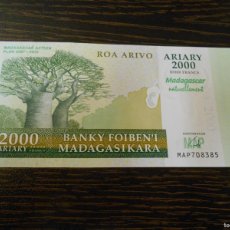 Billetes extranjeros: MADAGASCAR-BILLETE-2000 ARIARY-10000 FRANCS-2007-2012-SC-UNC. Lote 365671506