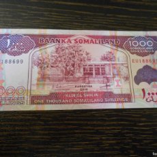 Billetes extranjeros: SOMALILANDIA-BILLETE-1000 CHELINES-2014-SC-UNC. Lote 365671841