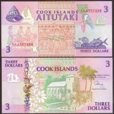 Billetes extranjeros: COOK ISLAS. 20 DOLARES (1992). PICK 7. S/C. FAUNA, FLORA.... Lote 365767496