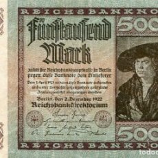 Billetes extranjeros: BILLETE ALEMAN DE ALEMANIA INFLACIONARIO INFLACION AÑO 1922 5000 MARCOS. Lote 365770911