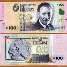 Billetes extranjeros: URUGUAY 100 PESOS 2015-2019 P.95 UNC. Lote 365894046