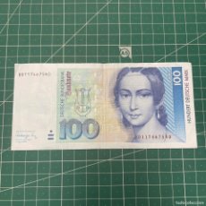 Billetes extranjeros: BILLETE DE 100 MARCOS DE ALEMANIA DEL AÑO 1991. Lote 365899616