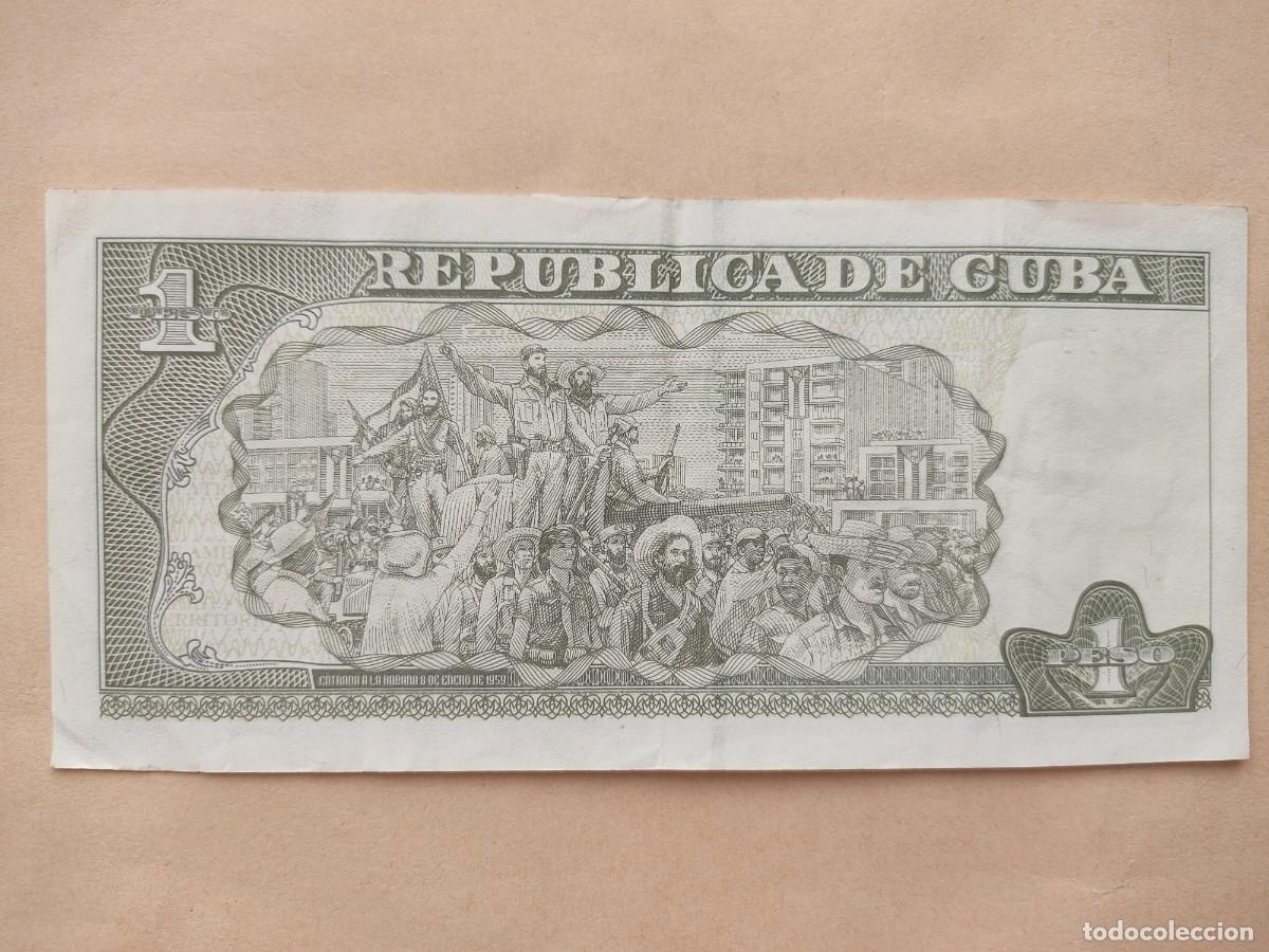 Billetes extranjeros: cuba-1 peso-2016. - Foto 2