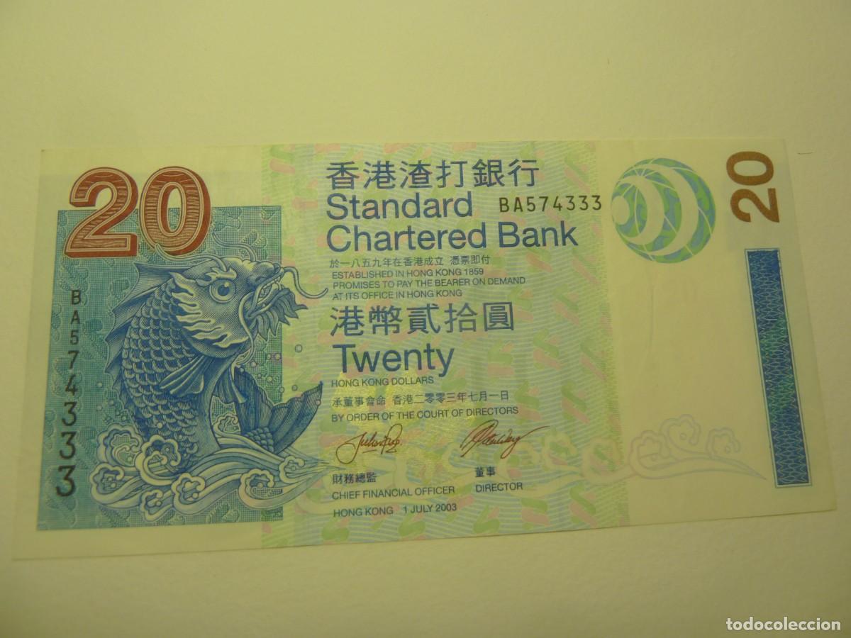 Billetes extranjeros: HONG KONG 20 $ BONITO 2003 - Foto 1