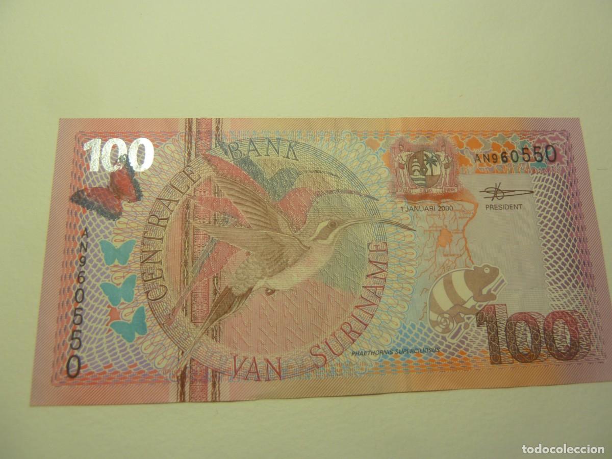 Billetes extranjeros: SURINAM 100 GULDEN 2000 BONITO - Foto 1