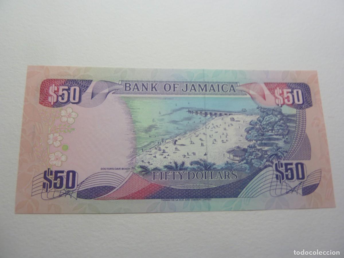 Billetes extranjeros: JAMAICA 50 $ 1988 NUEVO - Foto 2