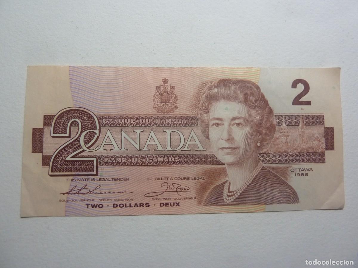 Billetes extranjeros: CANADA 2 $ 1986 CIRCULADO - Foto 1