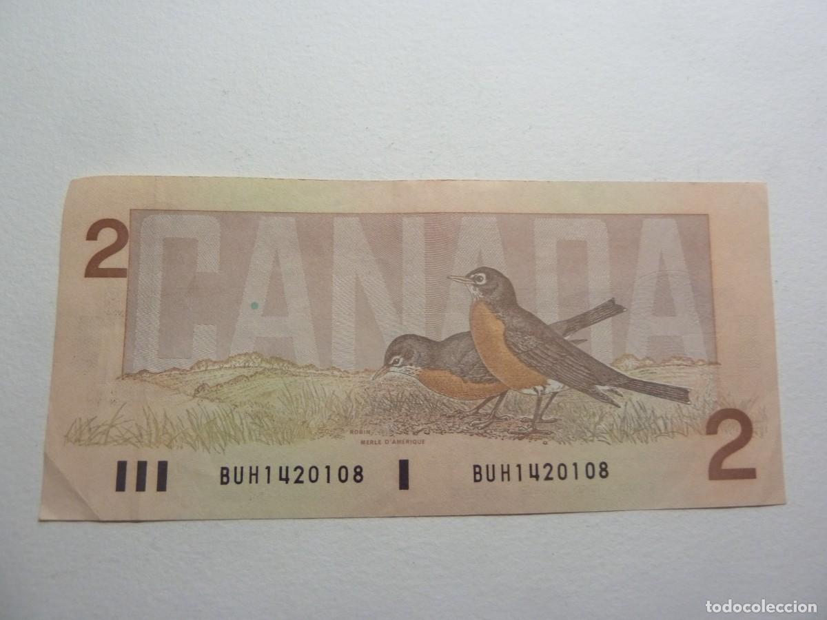 Billetes extranjeros: CANADA 2 $ 1986 CIRCULADO - Foto 2