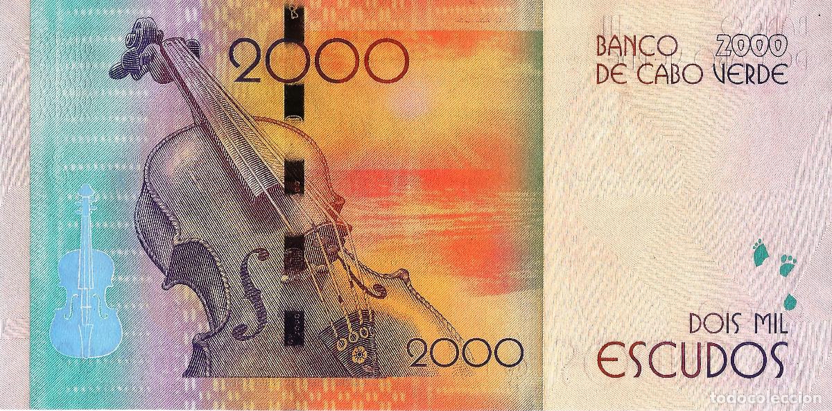 Billetes extranjeros: CAPE VERDE 2000 Escudos from 2014, P74, &rdquo;Z&rdquo; Replacement Banknote, UNC - Foto 3