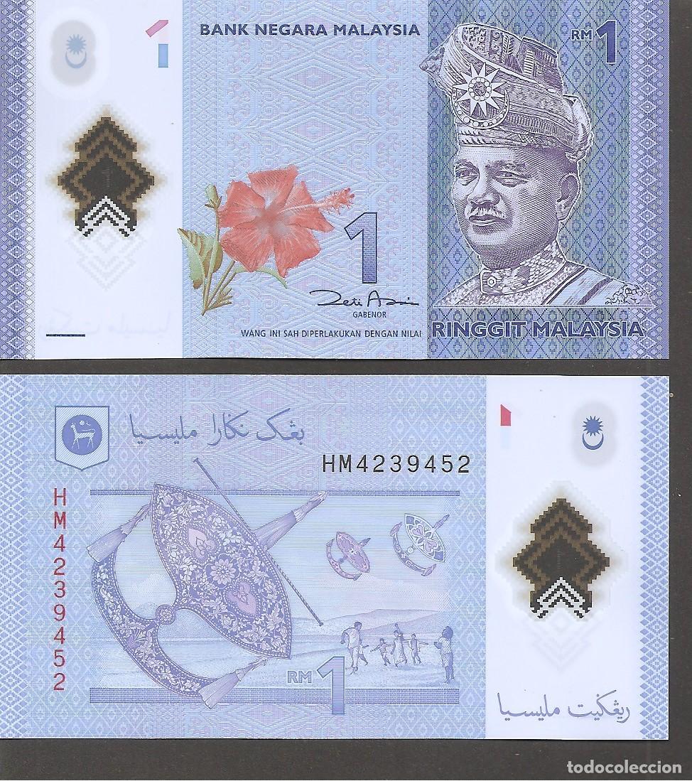 Billetes extranjeros: MALASIA / MALAYSIA 1 RINGGIT 2011 SC/UNC POLIMERO - Foto 1