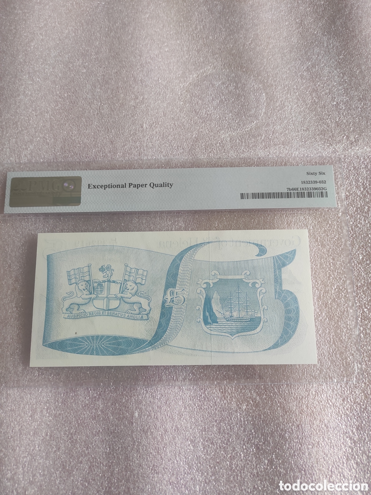 Billetes extranjeros: Saint Helena 5&pound; 1981 - Foto 2