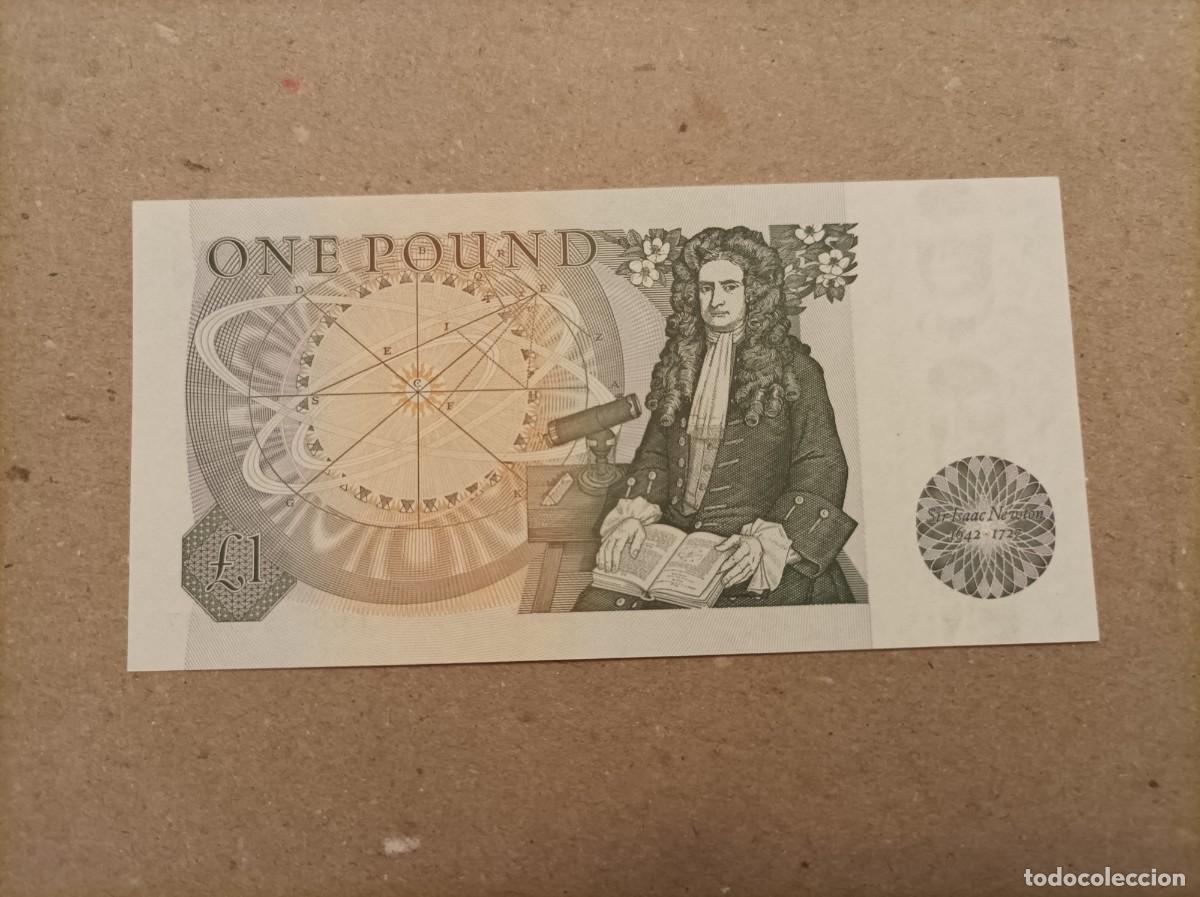Billetes extranjeros: Billete de Inglaterra de 1 Libra, UNC - Foto 2