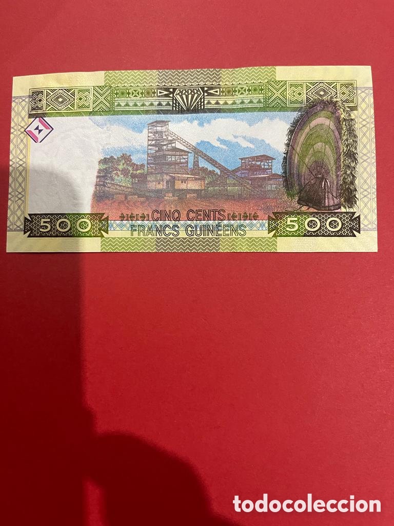 Billetes extranjeros: Billete de 500 de guinea - Foto 2