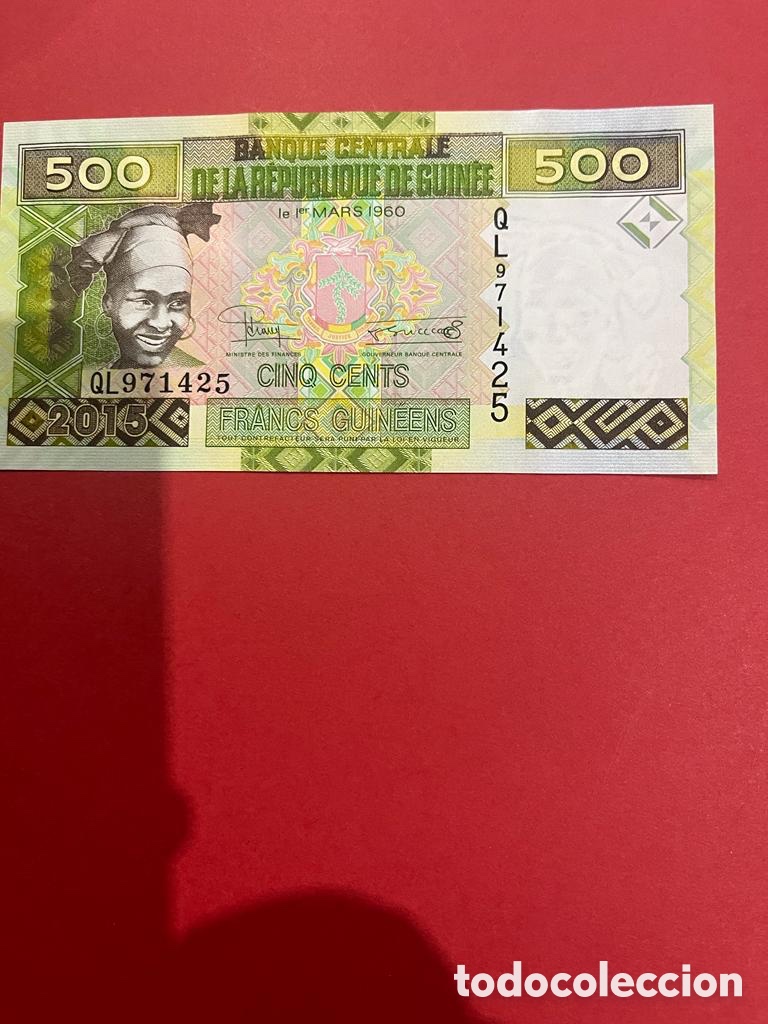 Billetes extranjeros: Billete de 500 de guinea - Foto 1