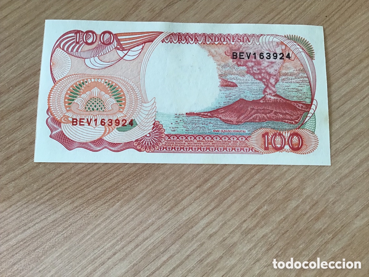 Billetes extranjeros: Billete de 100 de indonesia - Foto 2