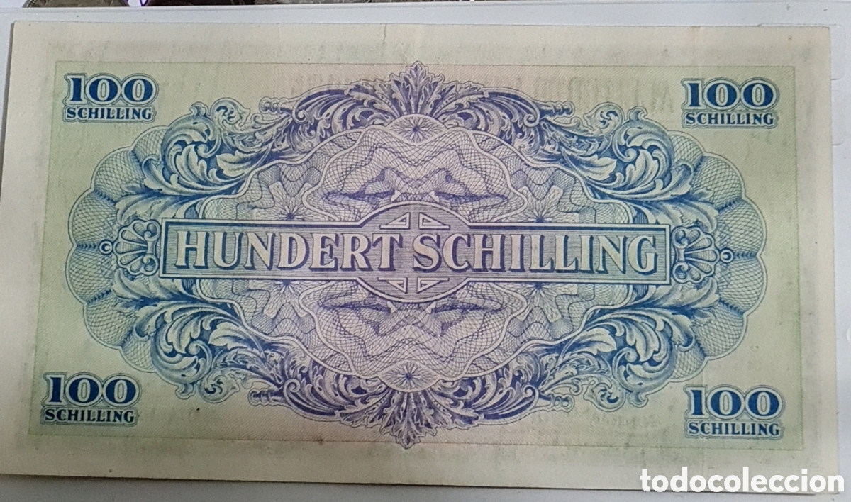 Billetes extranjeros: Billete Austria, 1.944, 100 Schilling, MBC+ - Foto 2