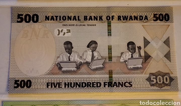 Billetes extranjeros: Billete de Rwanda 500 Francos 2019 UNC - Foto 1