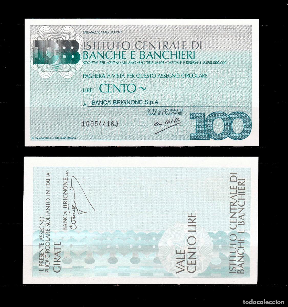 Billetes extranjeros: ITALIA - 100 LIRAS DE 1977 - SIN CIRCULAR - Foto 1