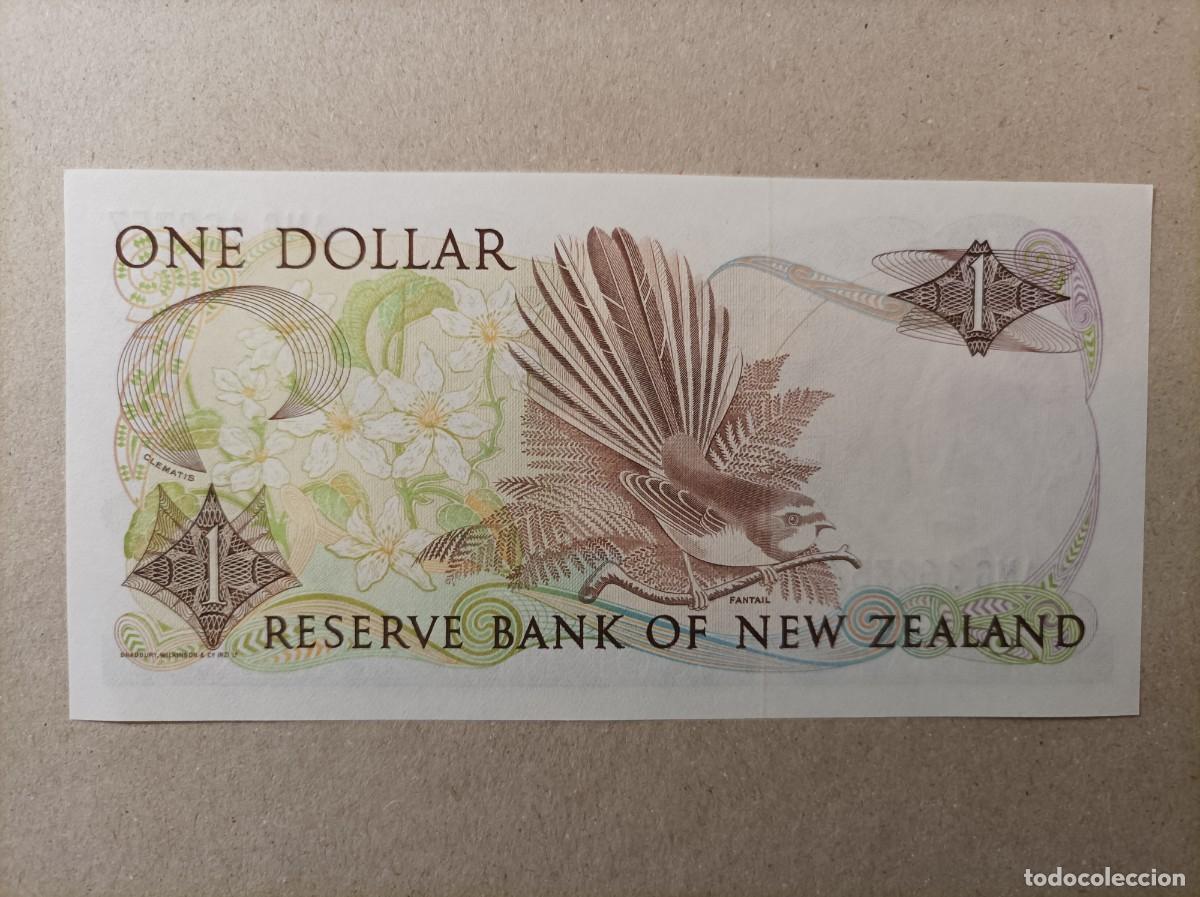 Billetes extranjeros: Billete de Nueva Zelanda de 1 d&oacute;lar, UNC - Foto 1