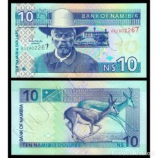 Billetes extranjeros: NAMIBIA 10 DOLARES 2001 - P-4C UNC RETRATO DEL CAPITAN H. WITBOOI