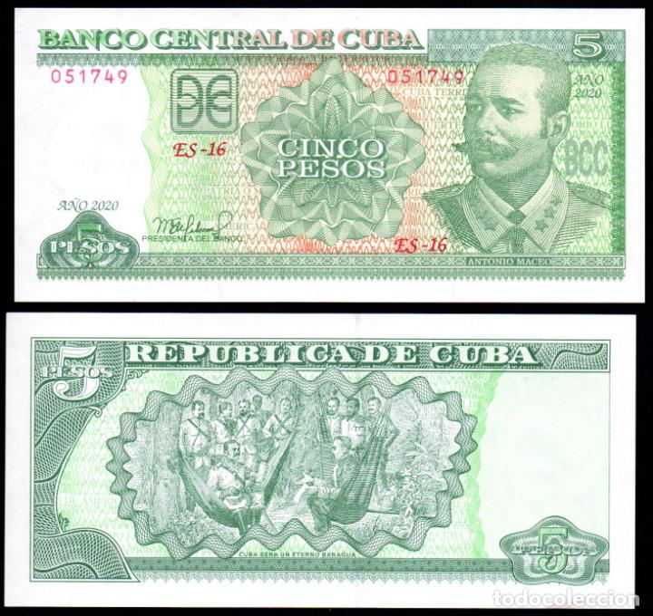 Billetes extranjeros: CUBA - 5 PESOS 2020 SIN CIRCULAR - Foto 1