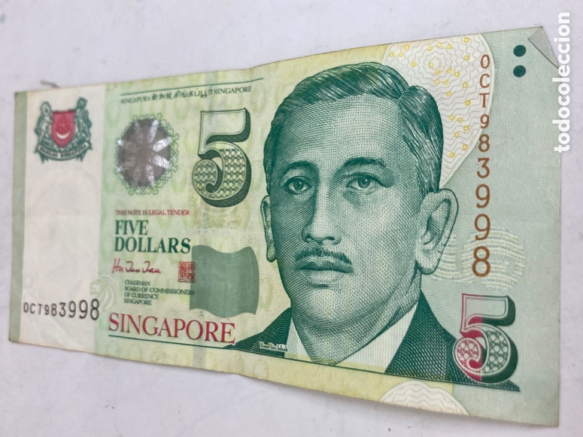 Billetes extranjeros: Moneda Singapur - 5 Dollar 2005 - Foto 1