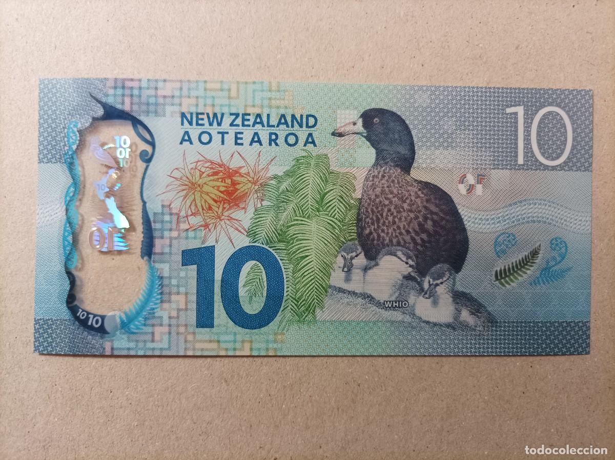 International Banknotes: Billete de Nueva Zelanda de 10 dólar, año 2015, UNC