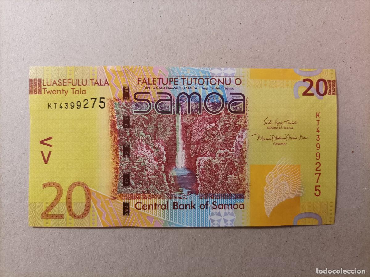 Billetes extranjeros: Billete de Samoa de 20 tala, a&ntilde;o 2008, UNC - Foto 2