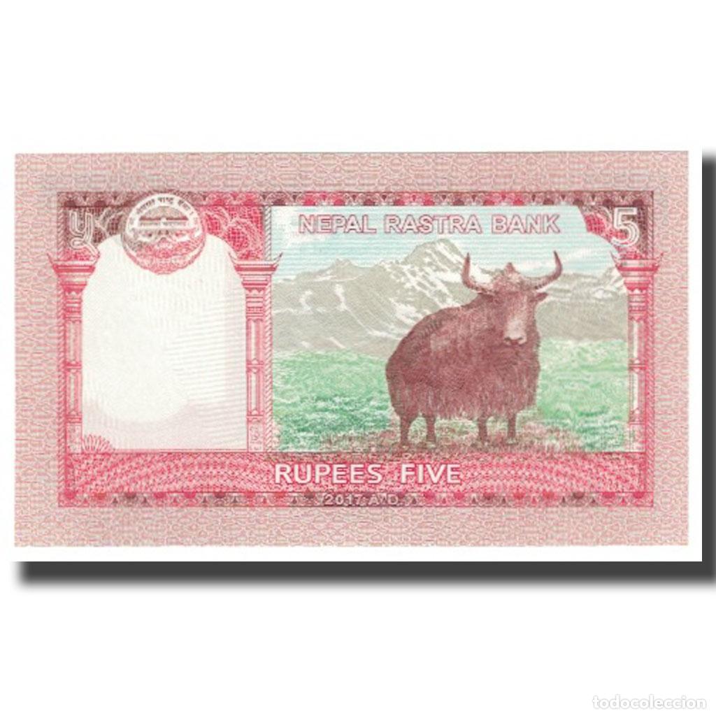 Billetes extranjeros: [#616222] Billete, 5 Rupees, 2017, Nepal, UNC - Foto 2