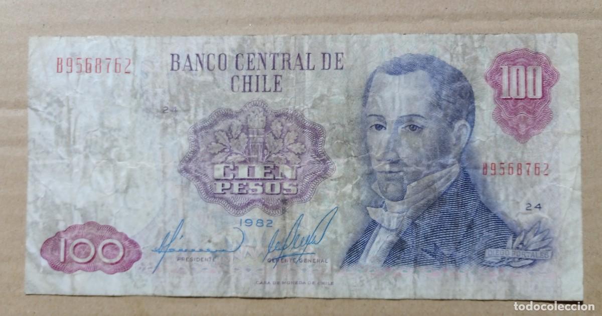 Billetes extranjeros: CHILE - 100 PESOS 1982 B9568762 RC - Foto 1