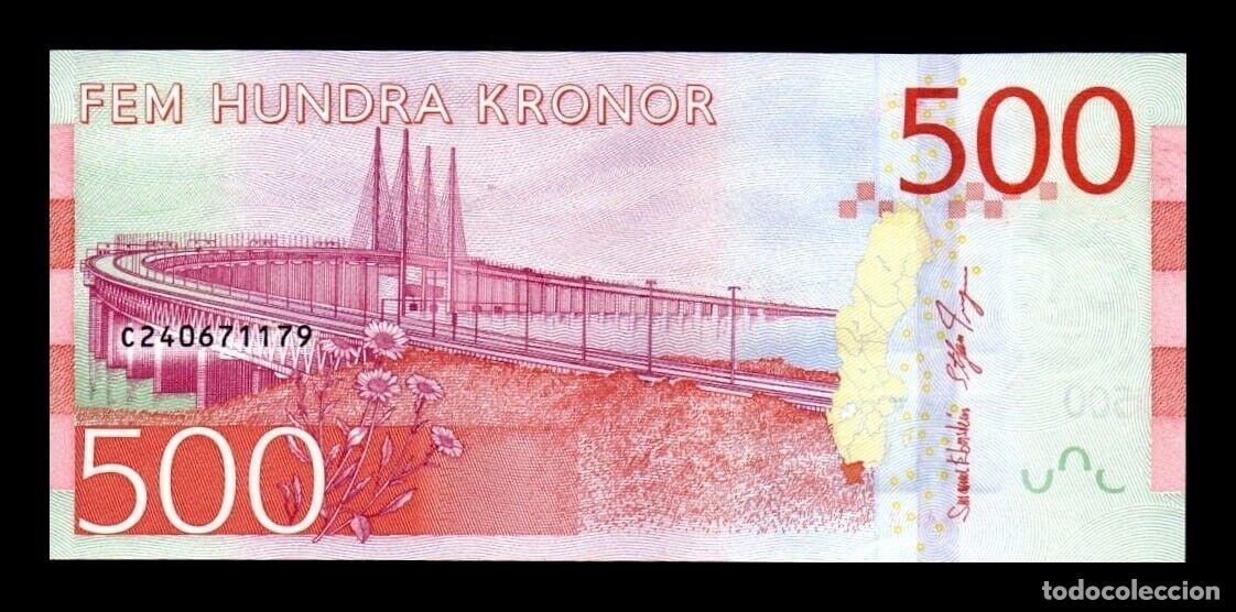Billetes extranjeros: Suecia 500 Kronor Birgit Nilsson 2016 Pick 73(2) Sc Unc - Foto 2