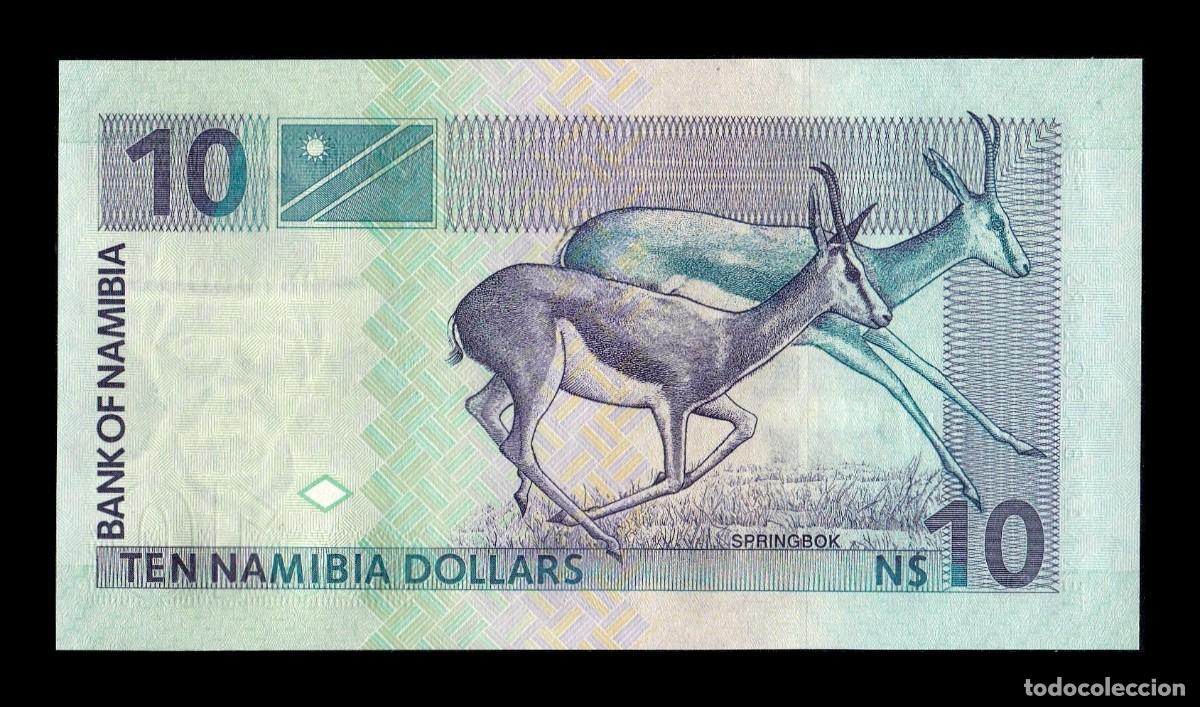 Billetes extranjeros: Namibia 10 D&oacute;lares 2001 Pick 4c Sc Unc - Foto 2