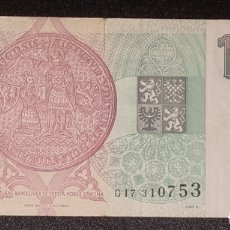 Billetes extranjeros: 100 CORONAS REPÚBLICA CHECA 1997