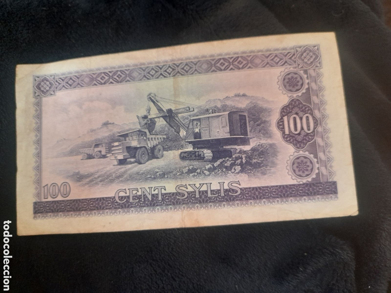 Billetes extranjeros: Billete, Cent Sylis de 1960, Rep&uacute;blica de Guinea - Foto 2